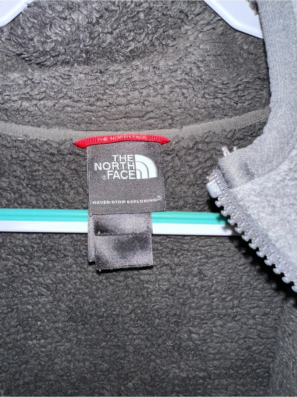 The North Face Men's Dark Gray Full-Zip Fleece Hooded Jacket XL